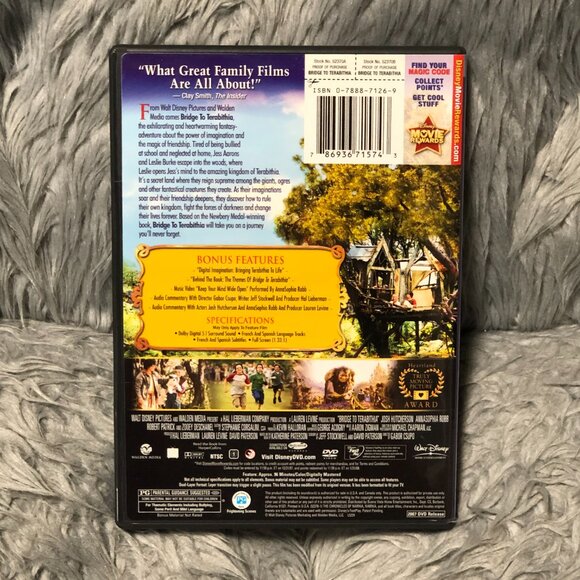 Bridge to Terabithia DVD - Picture 2 of 4